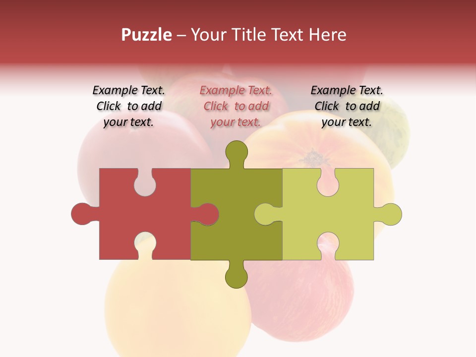 A Bunch Of Different Types Of Fruit On A White Background PowerPoint Template