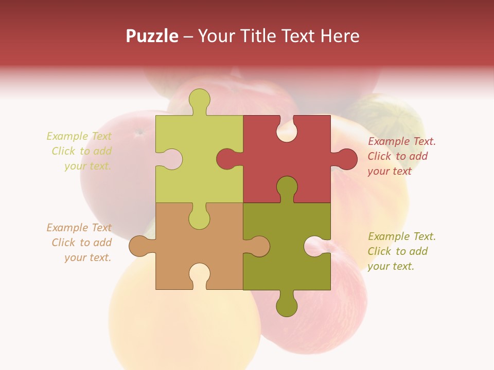 A Bunch Of Different Types Of Fruit On A White Background PowerPoint Template