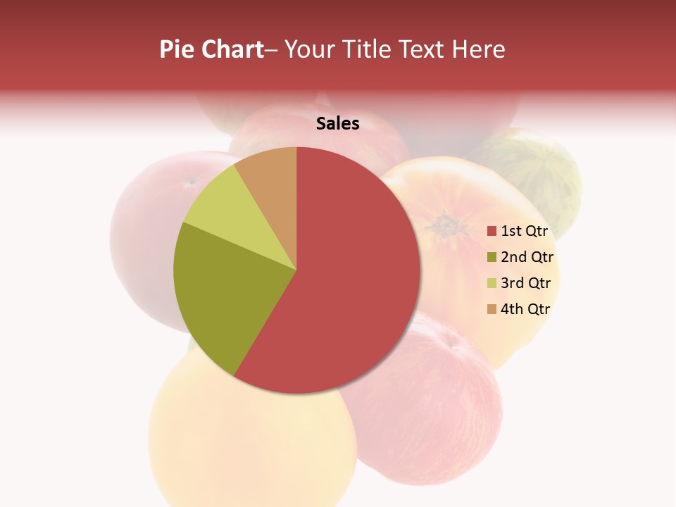 A Bunch Of Different Types Of Fruit On A White Background PowerPoint Template
