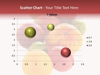 A Bunch Of Different Types Of Fruit On A White Background PowerPoint Template