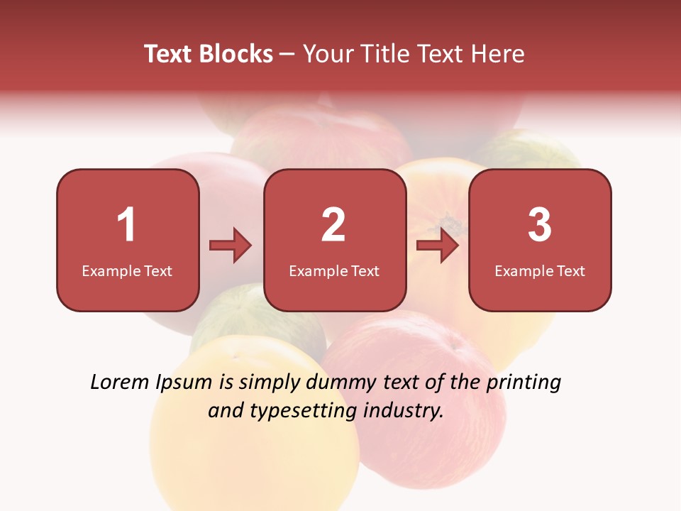 A Bunch Of Different Types Of Fruit On A White Background PowerPoint Template