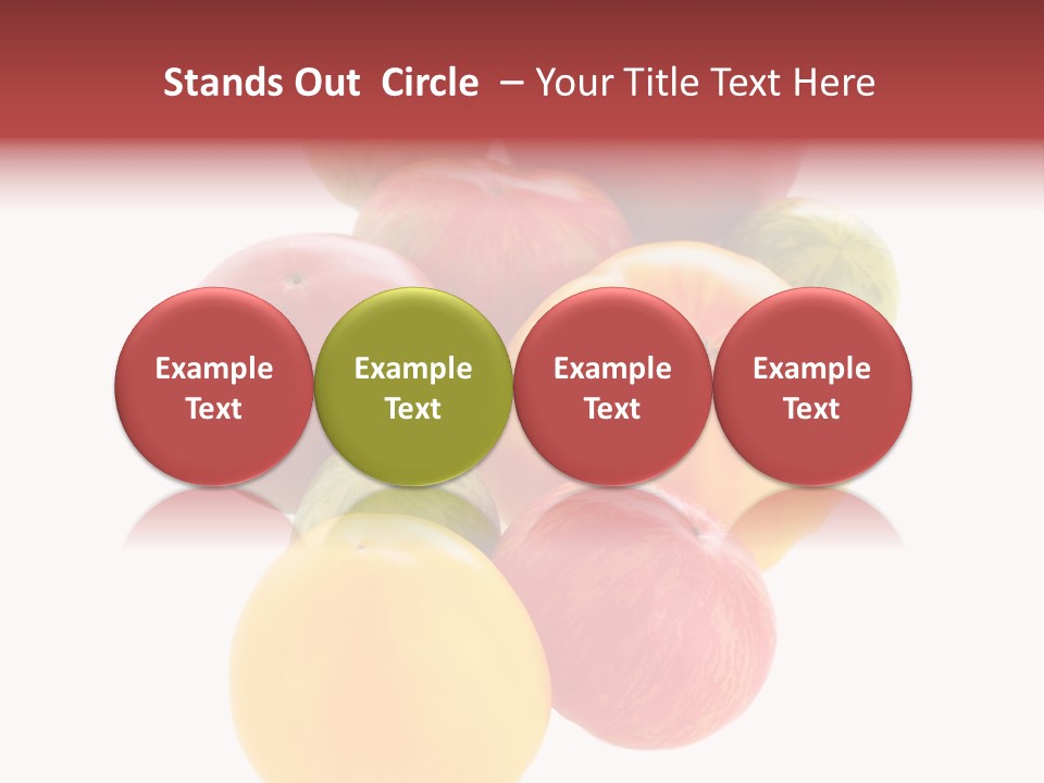 A Bunch Of Different Types Of Fruit On A White Background PowerPoint Template