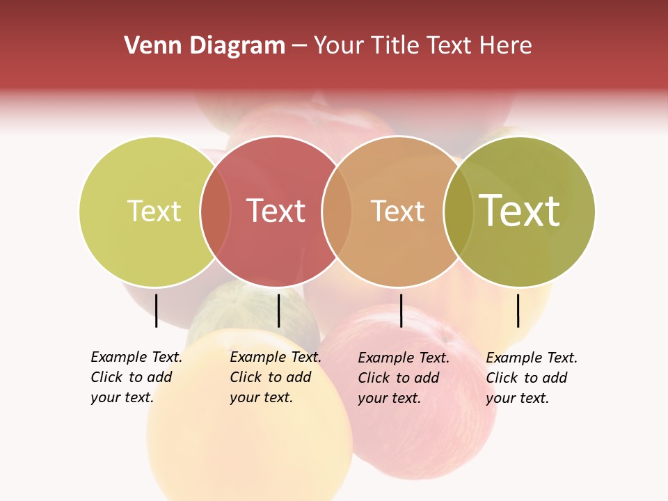 A Bunch Of Different Types Of Fruit On A White Background PowerPoint Template