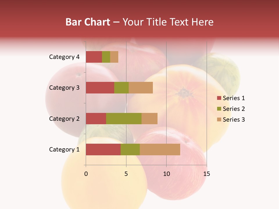 A Bunch Of Different Types Of Fruit On A White Background PowerPoint Template