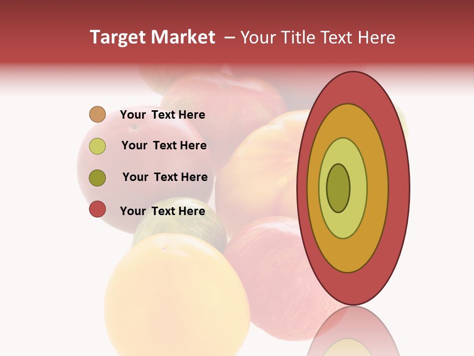 A Bunch Of Different Types Of Fruit On A White Background PowerPoint Template