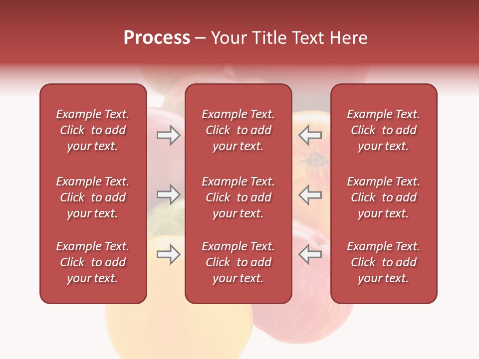 A Bunch Of Different Types Of Fruit On A White Background PowerPoint Template