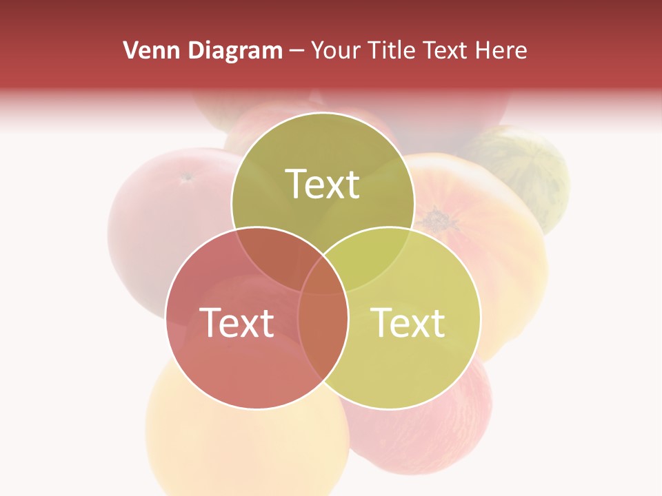 A Bunch Of Different Types Of Fruit On A White Background PowerPoint Template