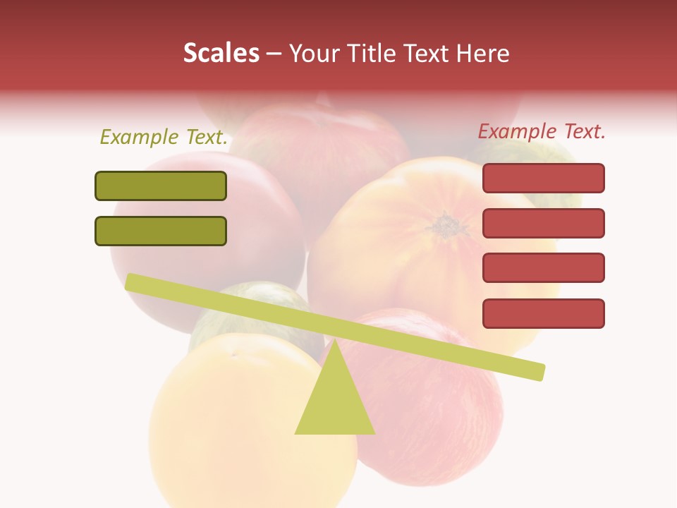A Bunch Of Different Types Of Fruit On A White Background PowerPoint Template