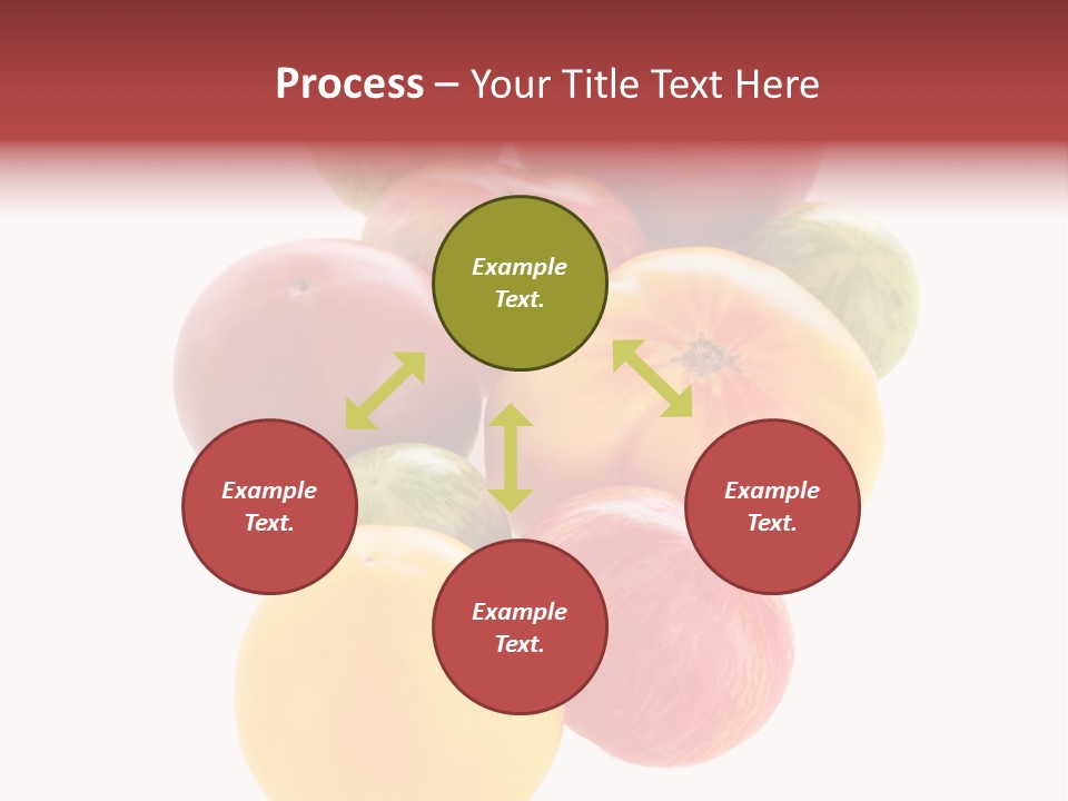 A Bunch Of Different Types Of Fruit On A White Background PowerPoint Template