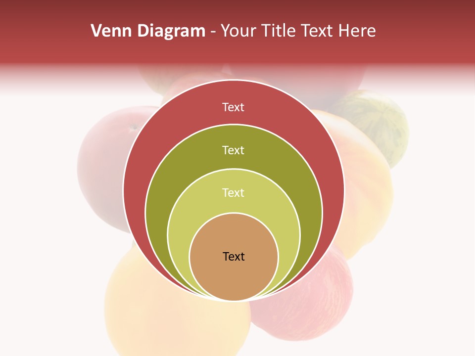 A Bunch Of Different Types Of Fruit On A White Background PowerPoint Template