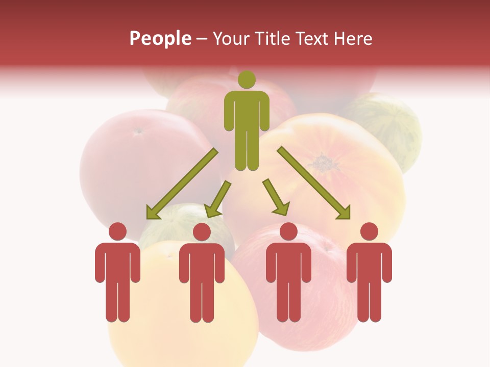 A Bunch Of Different Types Of Fruit On A White Background PowerPoint Template