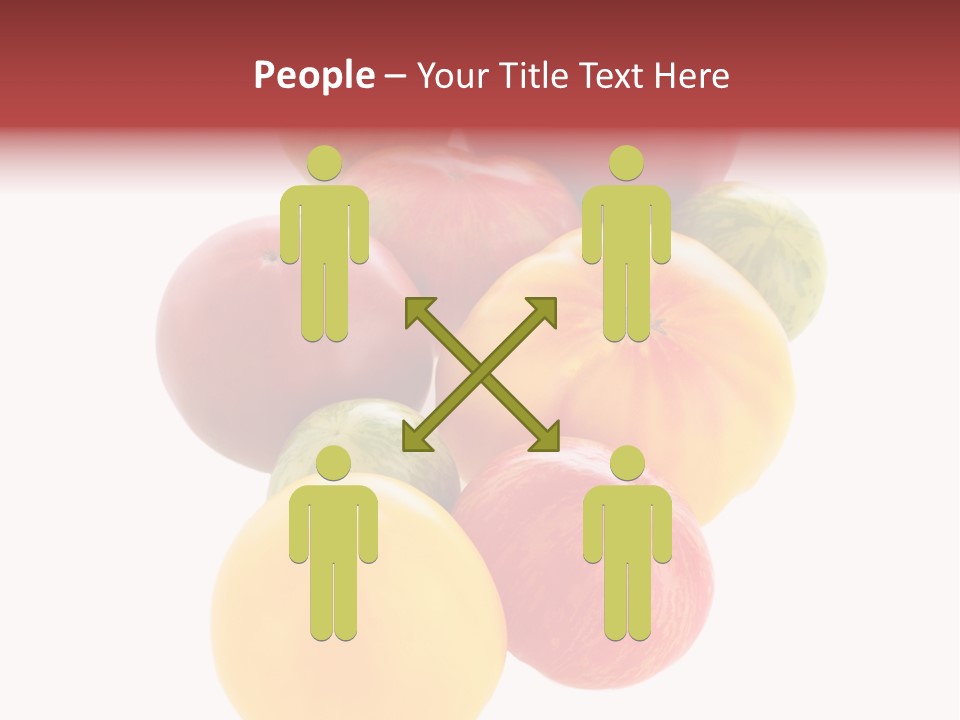 A Bunch Of Different Types Of Fruit On A White Background PowerPoint Template