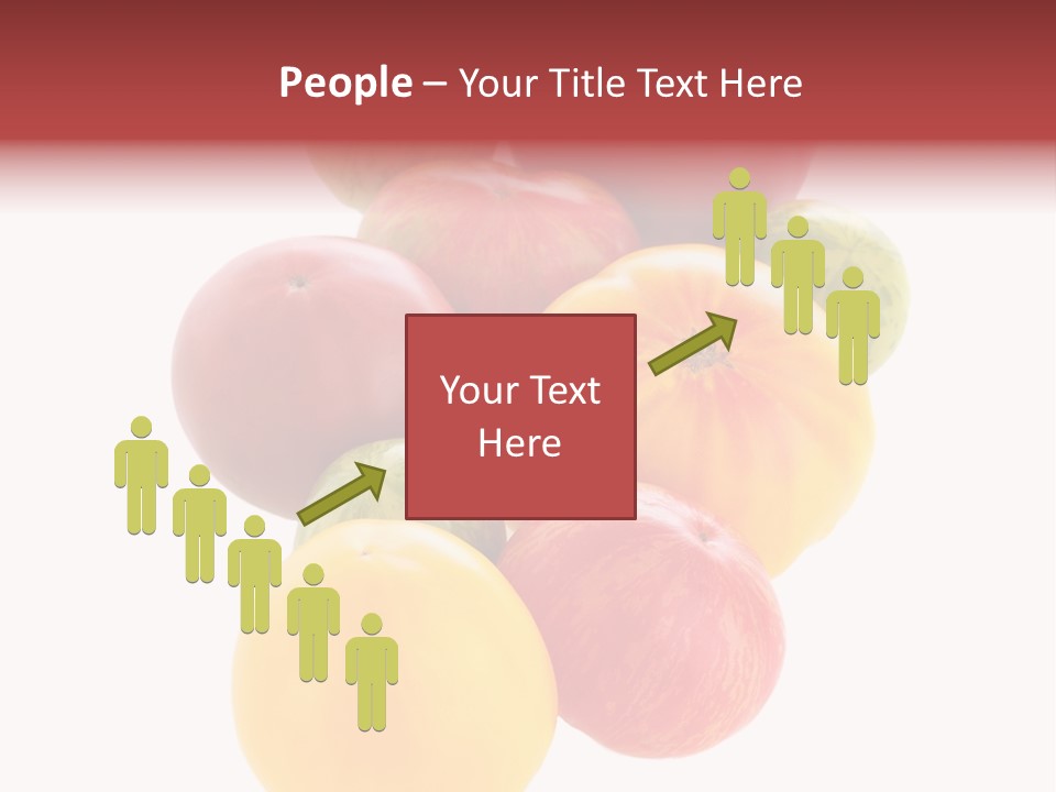 A Bunch Of Different Types Of Fruit On A White Background PowerPoint Template