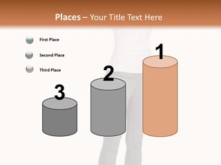 Female Success Isolated PowerPoint Template