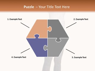 Female Success Isolated PowerPoint Template