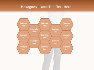 Female Success Isolated PowerPoint Template
