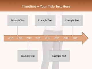 Female Success Isolated PowerPoint Template
