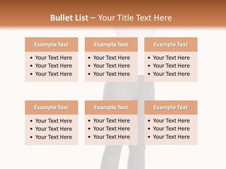 Female Success Isolated PowerPoint Template