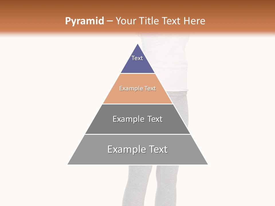 Female Success Isolated PowerPoint Template