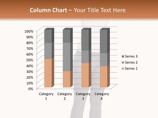 Female Success Isolated PowerPoint Template