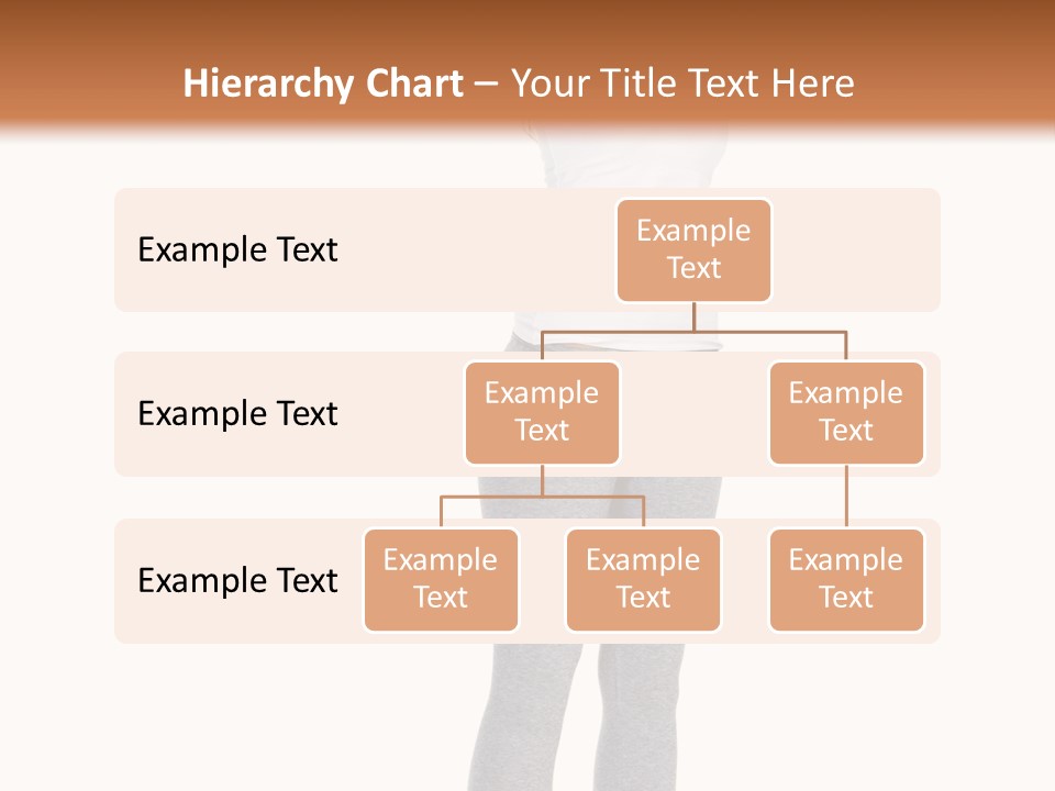 Female Success Isolated PowerPoint Template