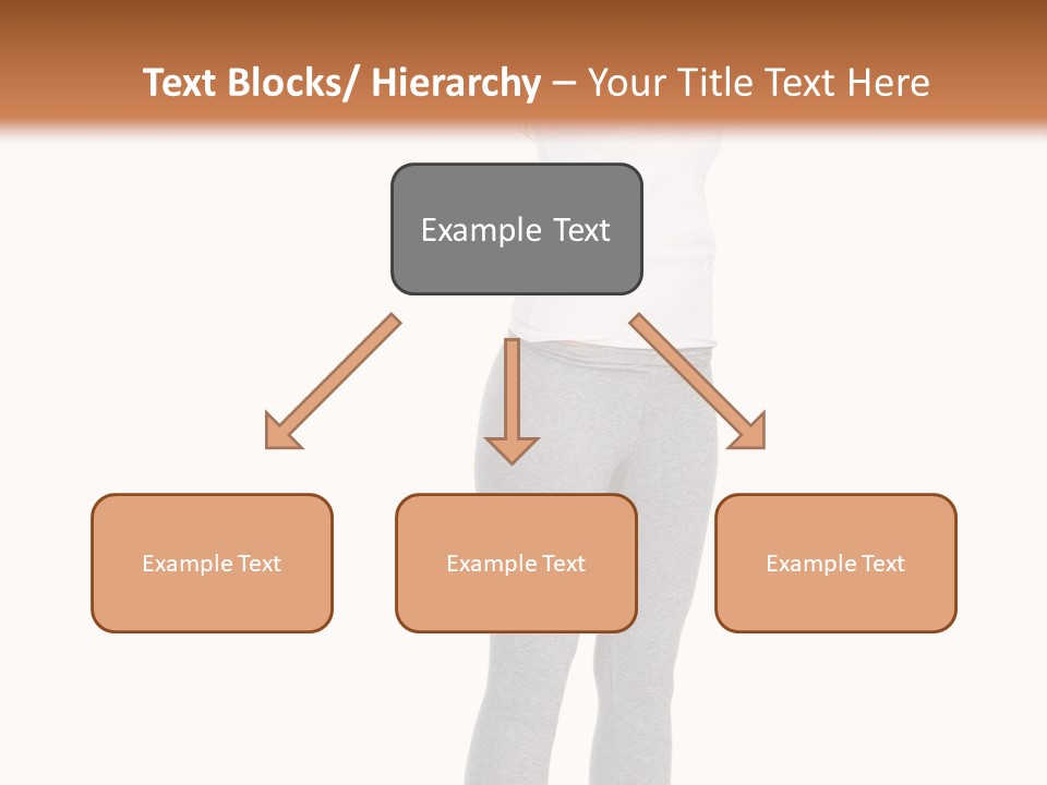Female Success Isolated PowerPoint Template