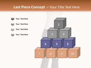 Female Success Isolated PowerPoint Template
