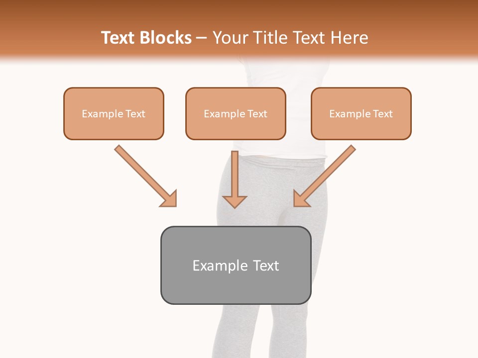 Female Success Isolated PowerPoint Template