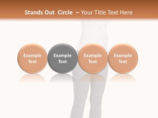 Female Success Isolated PowerPoint Template