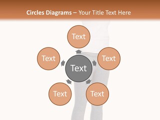 Female Success Isolated PowerPoint Template