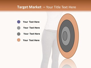 Female Success Isolated PowerPoint Template