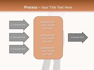 Female Success Isolated PowerPoint Template