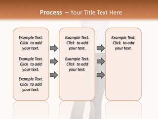 Female Success Isolated PowerPoint Template