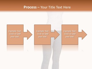 Female Success Isolated PowerPoint Template