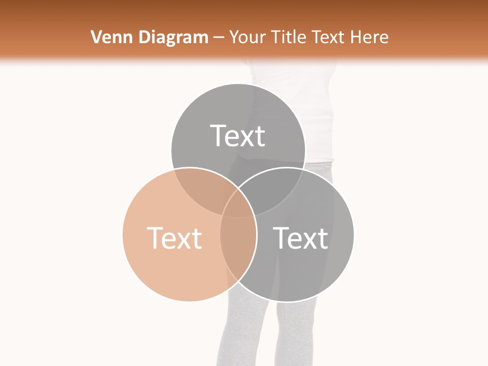 Female Success Isolated PowerPoint Template