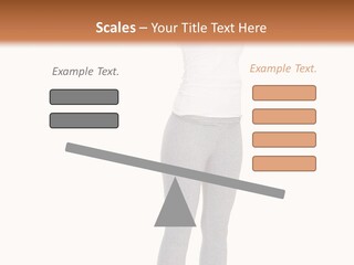 Female Success Isolated PowerPoint Template