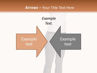 Female Success Isolated PowerPoint Template