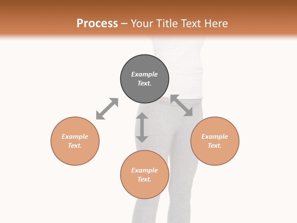 Female Success Isolated PowerPoint Template