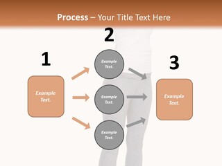 Female Success Isolated PowerPoint Template