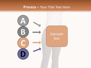 Female Success Isolated PowerPoint Template