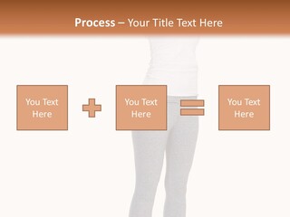 Female Success Isolated PowerPoint Template