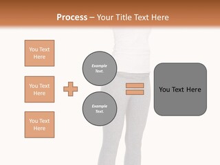 Female Success Isolated PowerPoint Template
