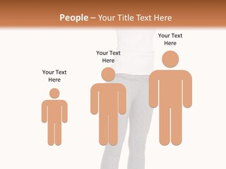 Female Success Isolated PowerPoint Template