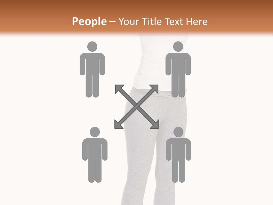 Female Success Isolated PowerPoint Template