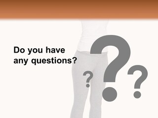 Female Success Isolated PowerPoint Template