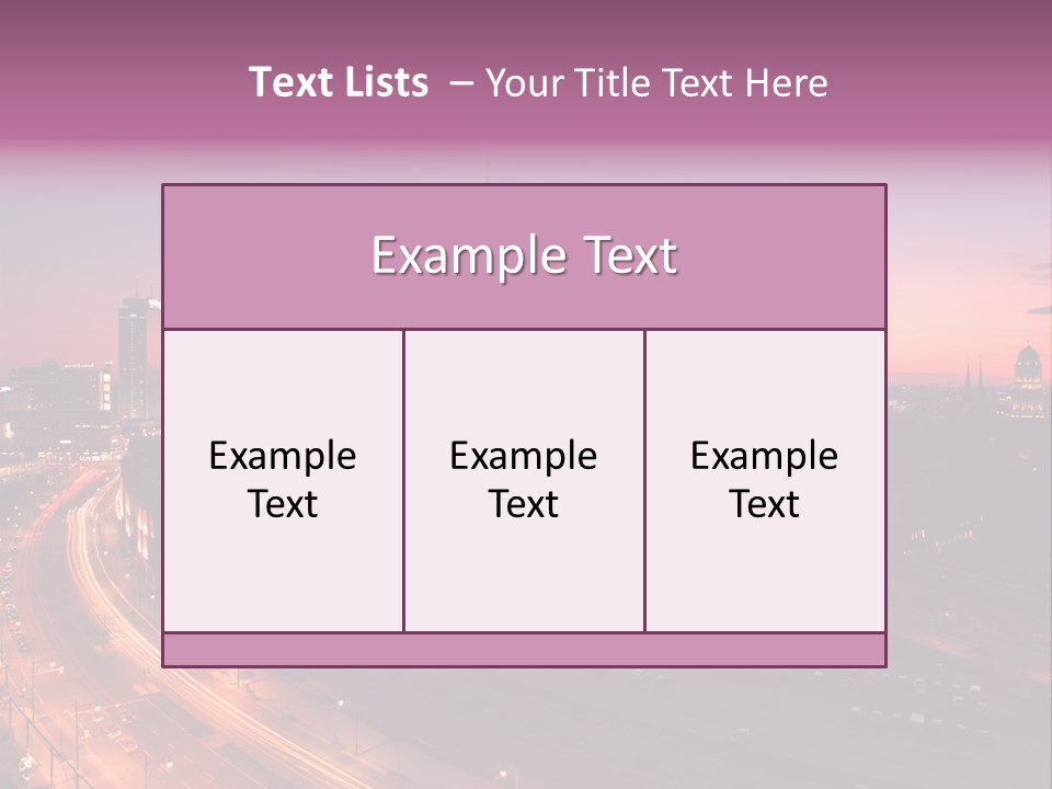 Cityscape Train Summer PowerPoint Template