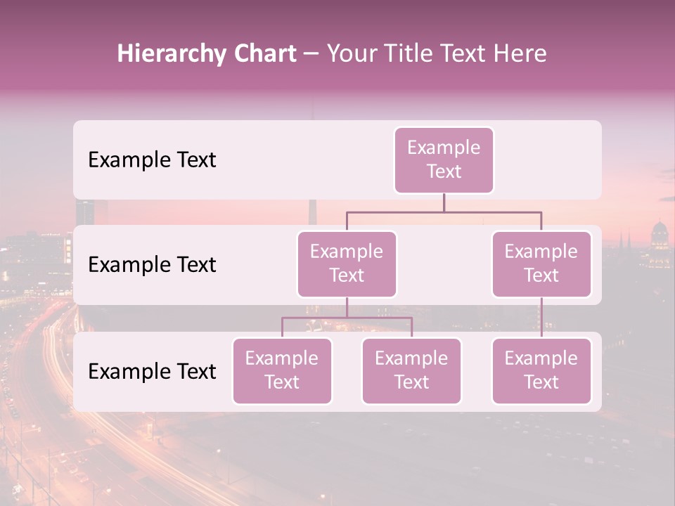 Cityscape Train Summer PowerPoint Template