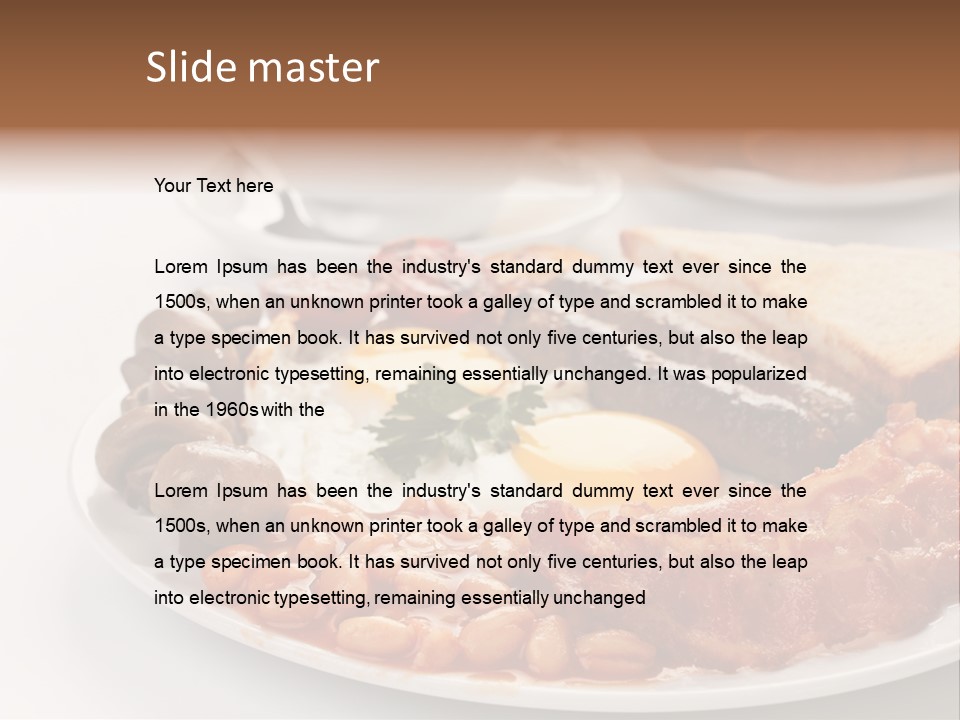 Protein Sunnysideup Two PowerPoint Template