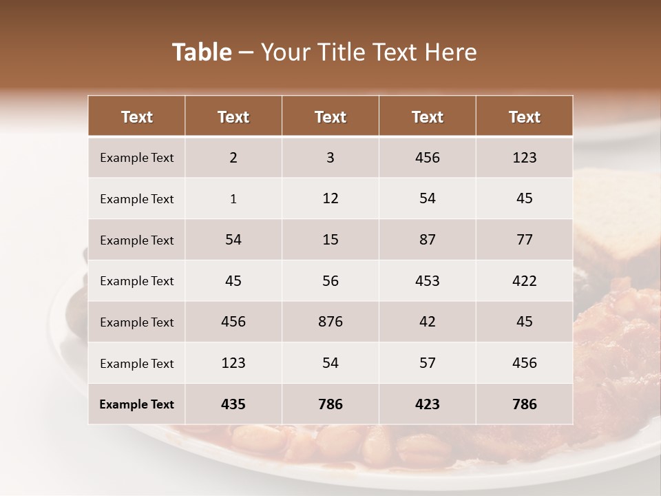 Protein Sunnysideup Two PowerPoint Template