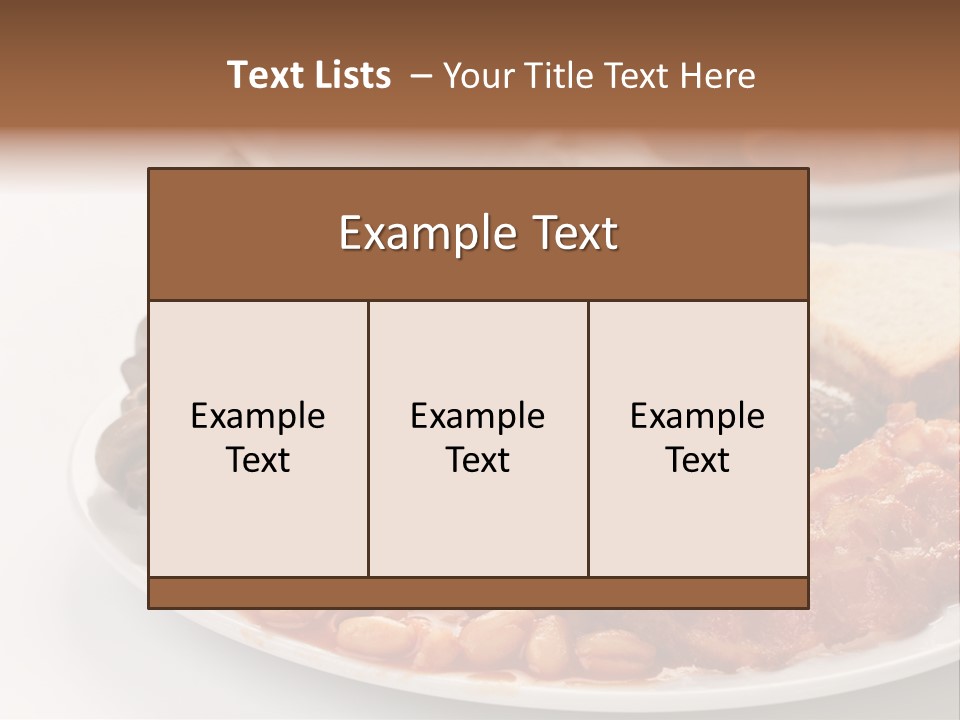 Protein Sunnysideup Two PowerPoint Template